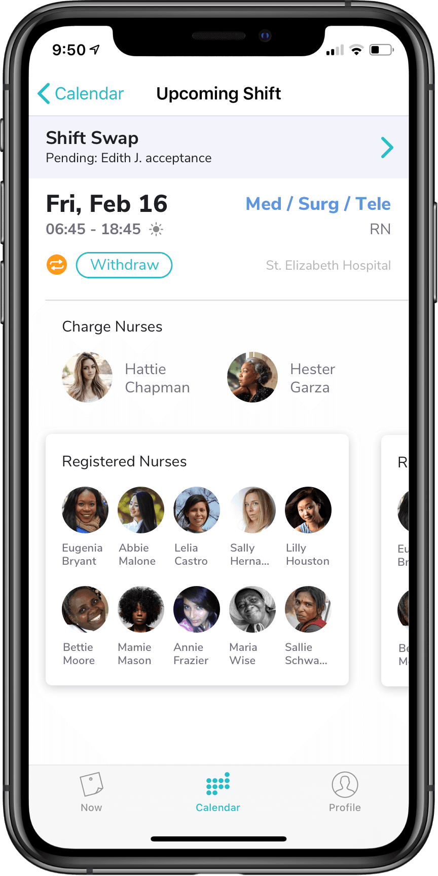 Shift details – new pending glyph + withdraw